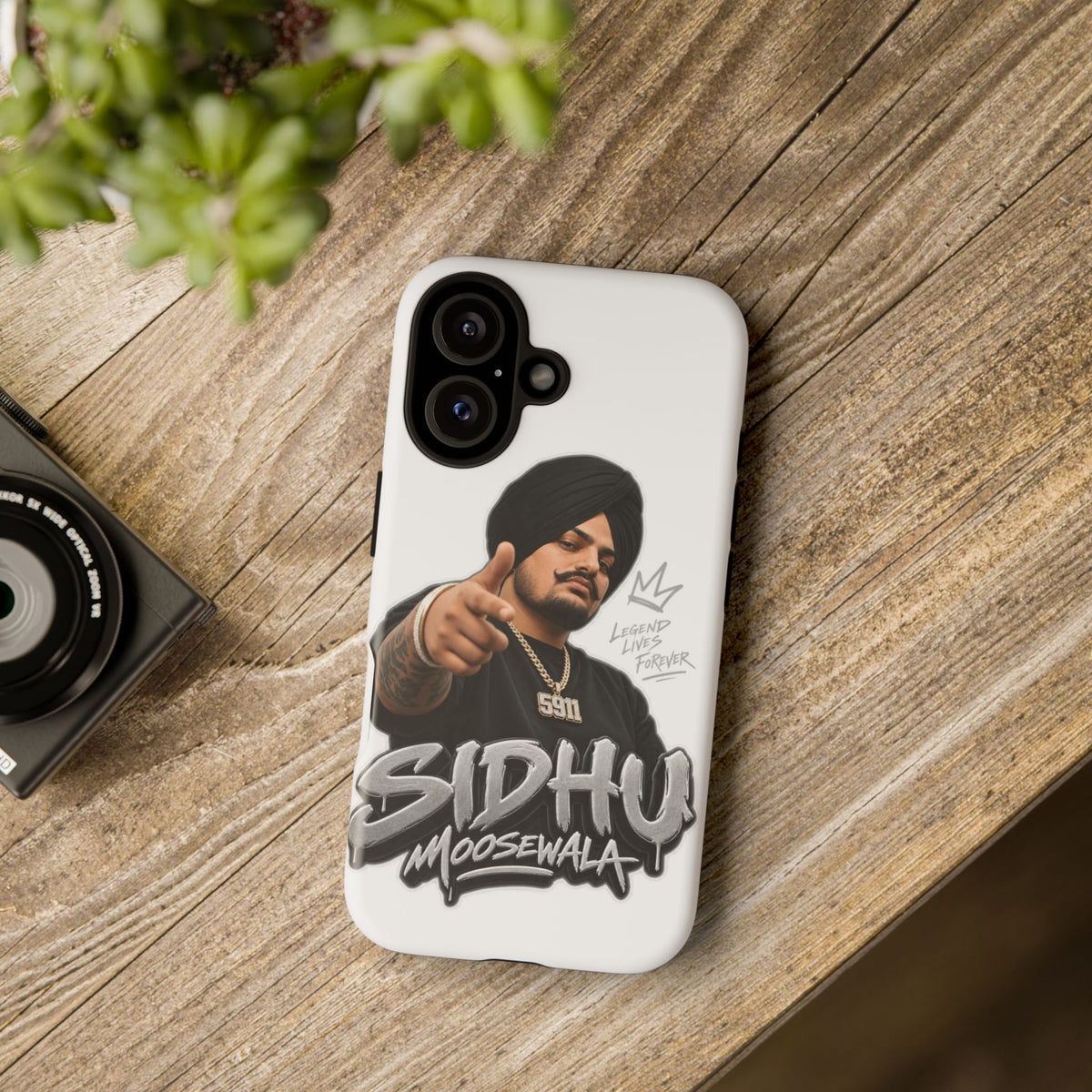 Artist Tribute Phone Case - 'Sidhu Moosewala' Graphic Tough Case