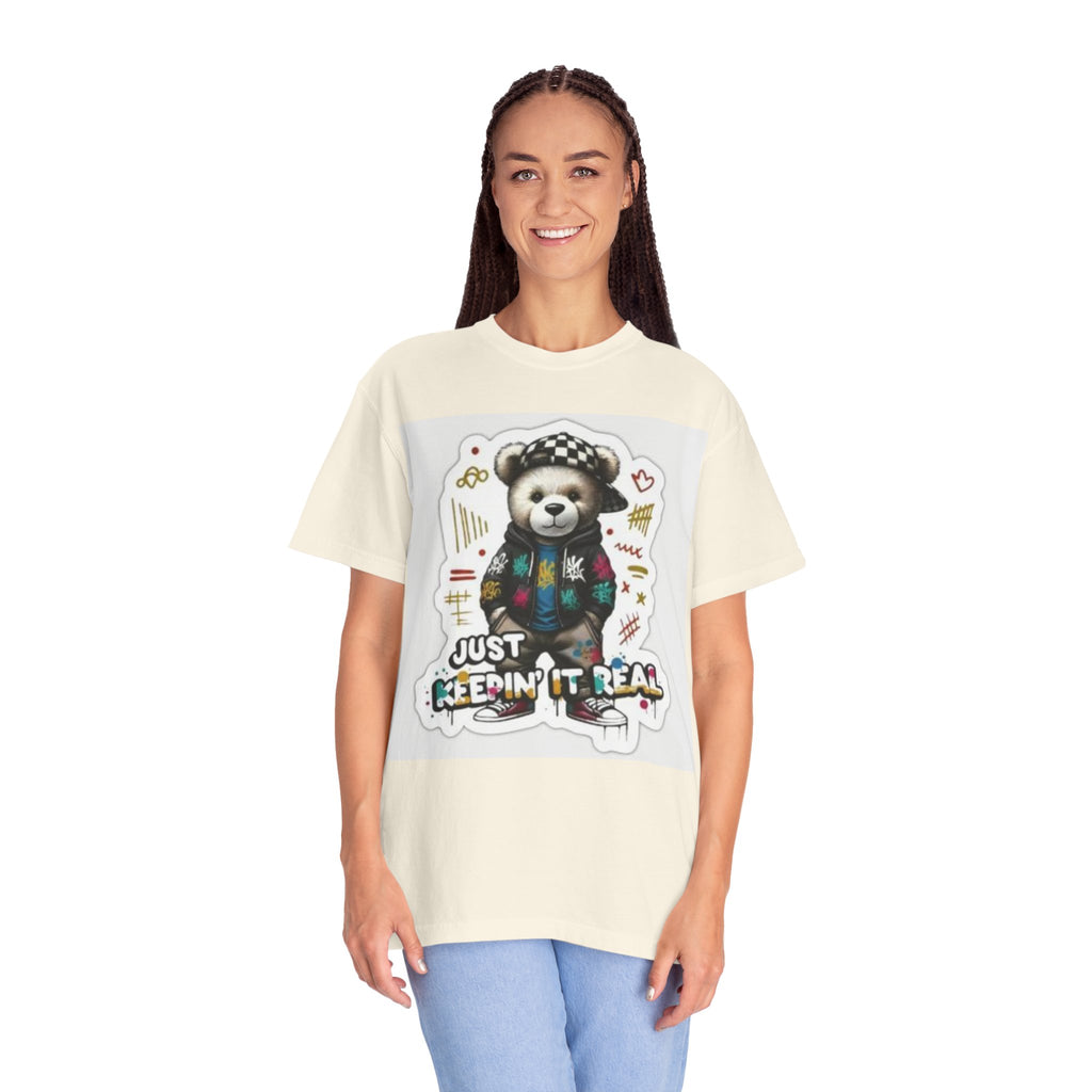 Bear Graphic T-Shirt — 'Just Keepin' It Real' Streetwear Tee