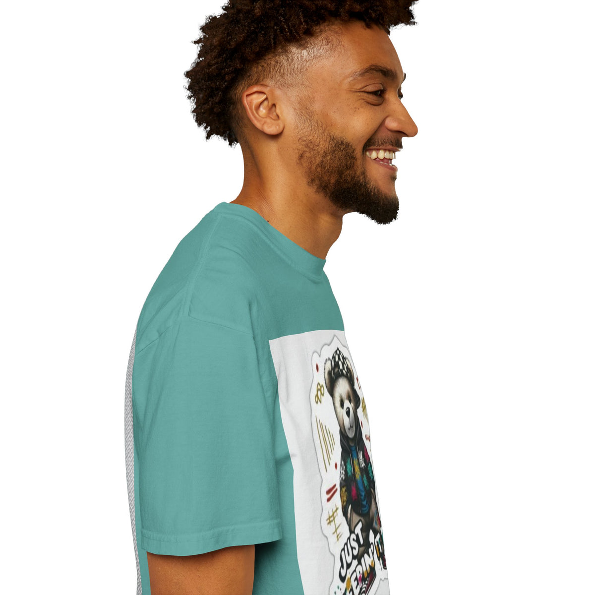 Bear Graphic T-Shirt — 'Just Keepin' It Real' Streetwear Tee