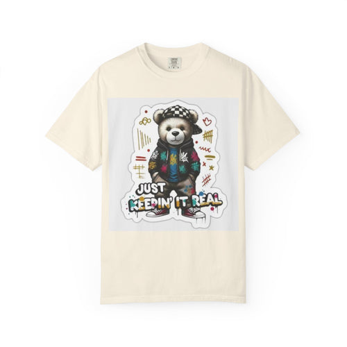 Bear Graphic T-Shirt — 'Just Keepin' It Real' Streetwear Tee