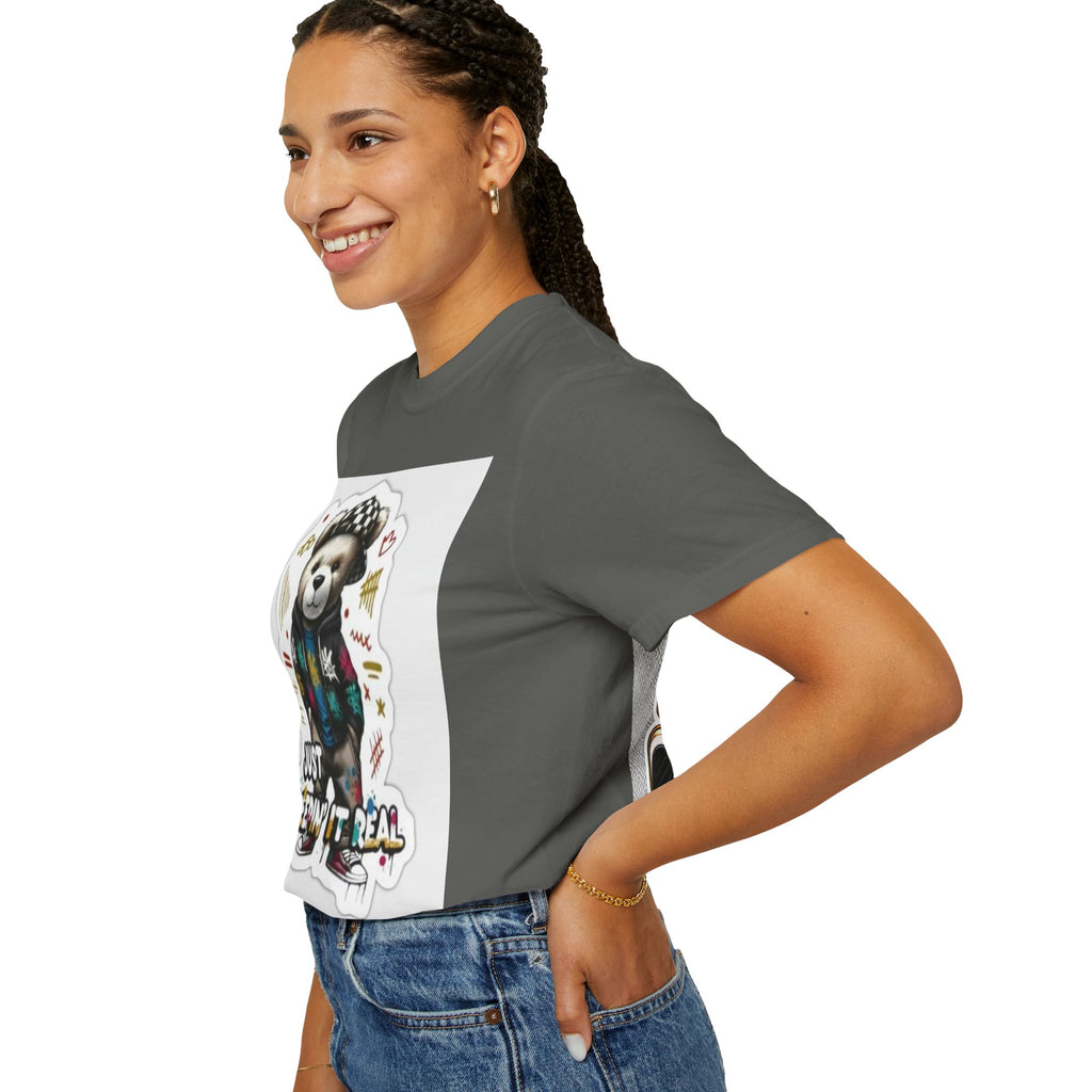 Bear Graphic T-Shirt — 'Just Keepin' It Real' Streetwear Tee