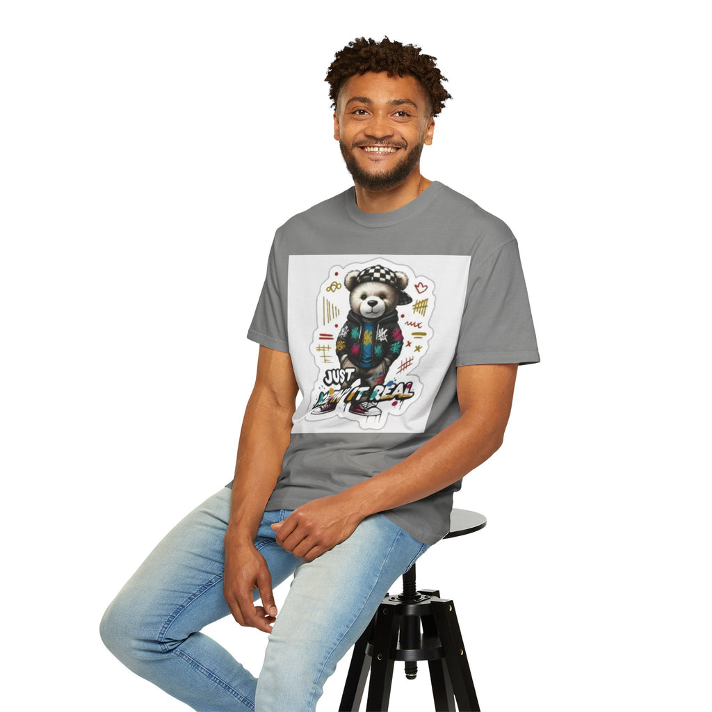 Bear Graphic T-Shirt — 'Just Keepin' It Real' Streetwear Tee