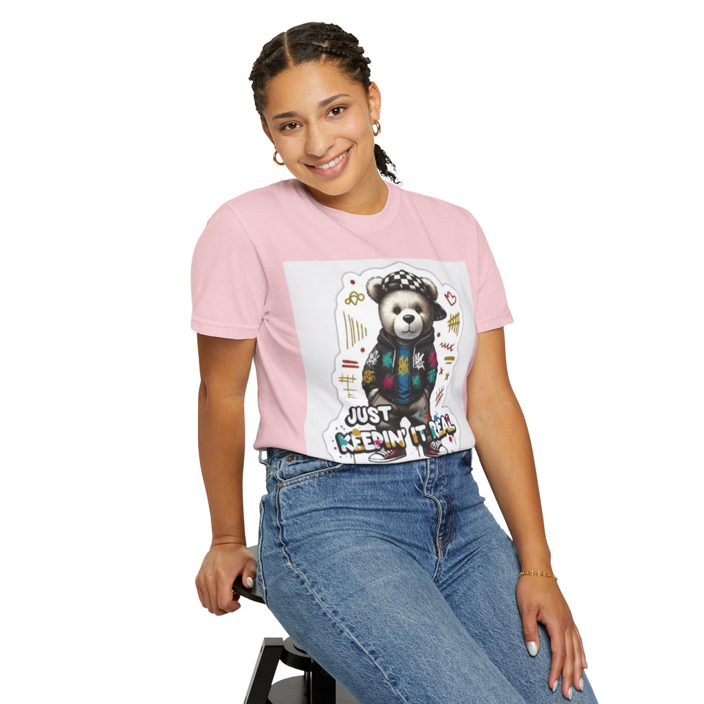 Bear Graphic T-Shirt — 'Just Keepin' It Real' Streetwear Tee