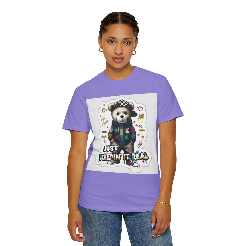 Bear Graphic T-Shirt — 'Just Keepin' It Real' Streetwear Tee