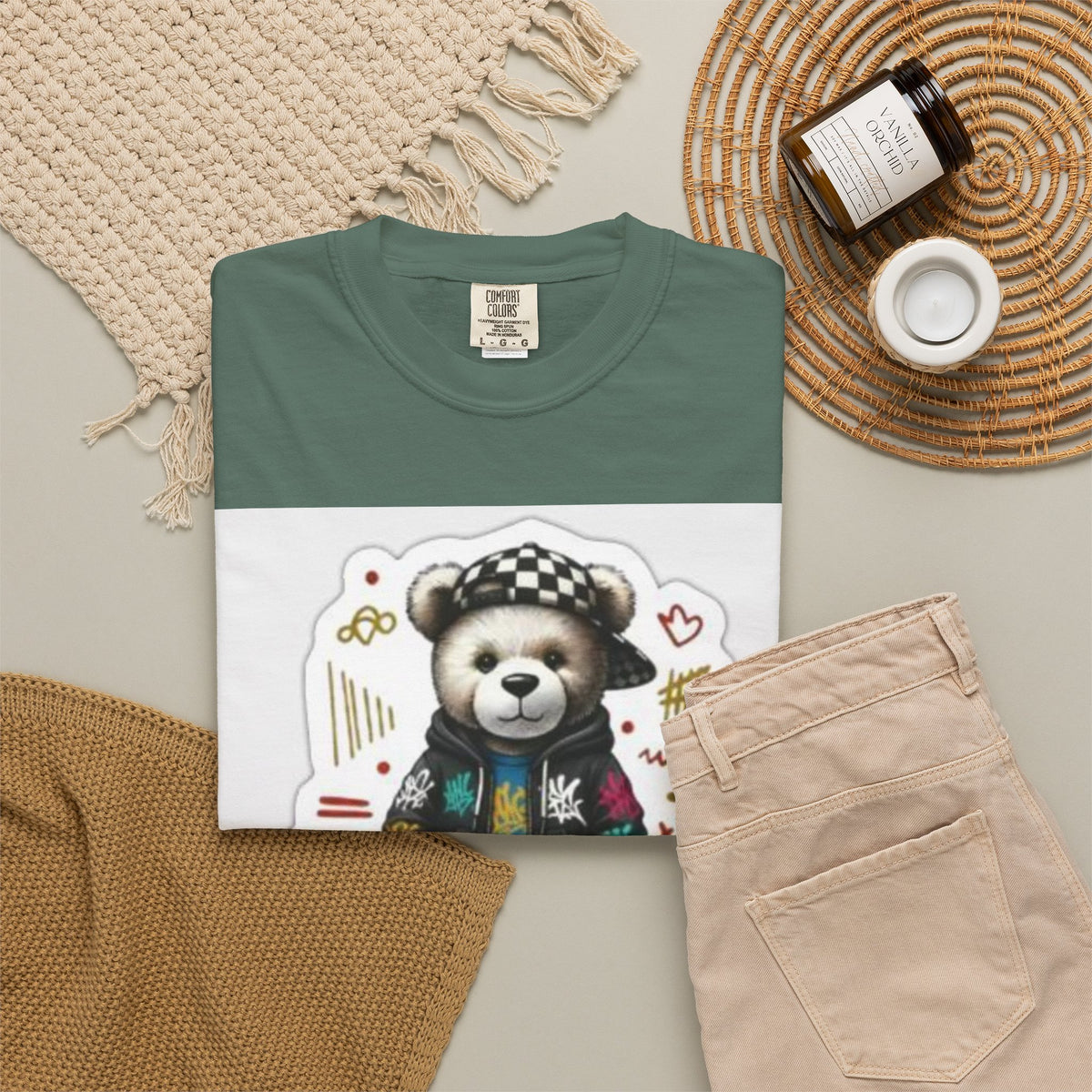 Bear Graphic T-Shirt — 'Just Keepin' It Real' Streetwear Tee