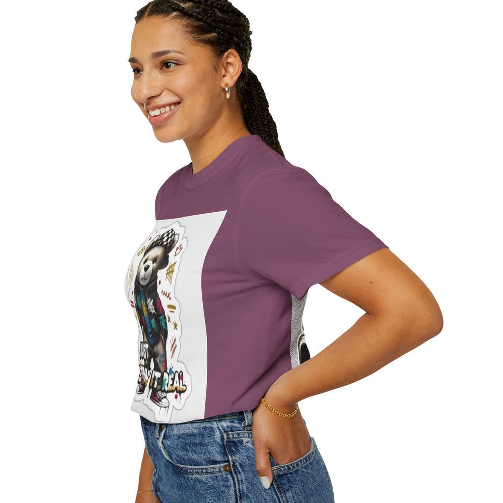 Bear Graphic T-Shirt — 'Just Keepin' It Real' Streetwear Tee
