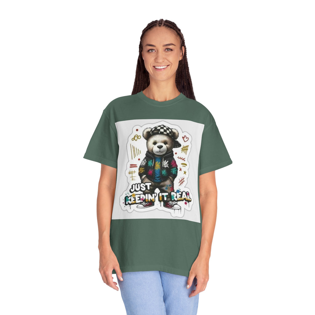 Bear Graphic T-Shirt — 'Just Keepin' It Real' Streetwear Tee
