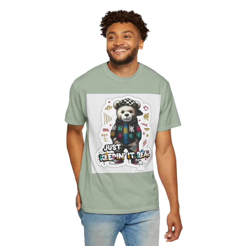 Bear Graphic T-Shirt — 'Just Keepin' It Real' Streetwear Tee
