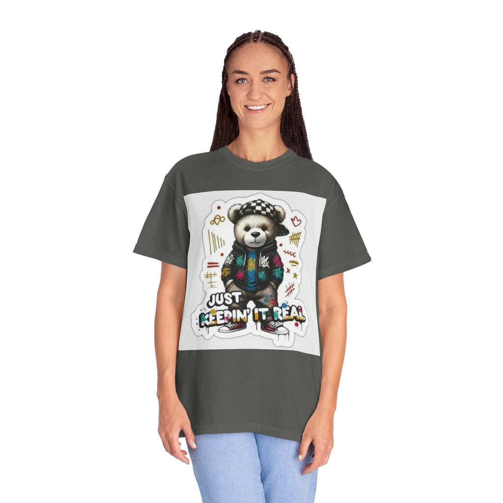 Bear Graphic T-Shirt — 'Just Keepin' It Real' Streetwear Tee
