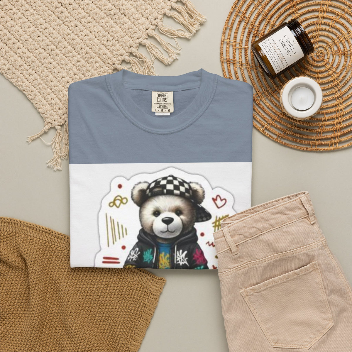Bear Graphic T-Shirt — 'Just Keepin' It Real' Streetwear Tee
