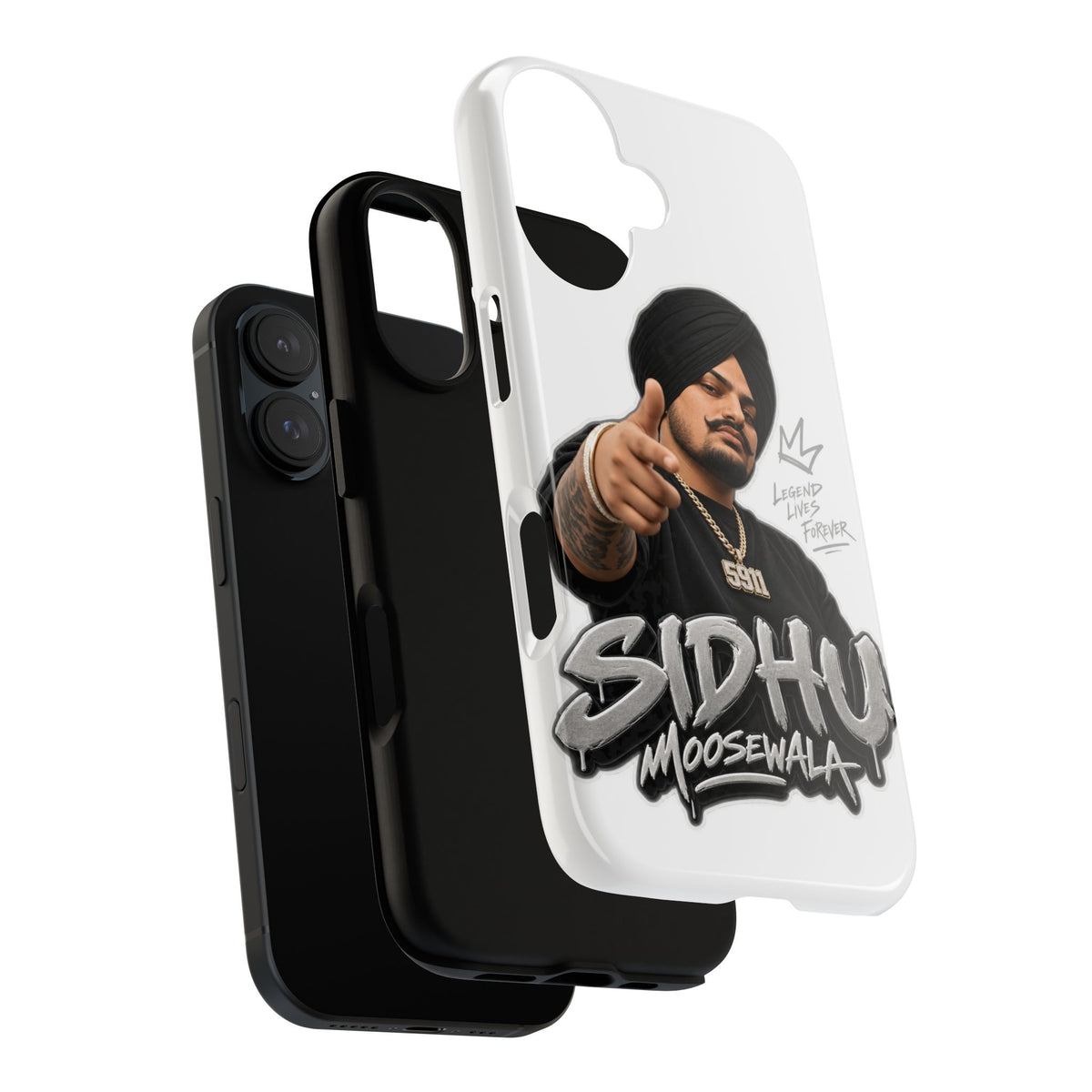 Artist Tribute Phone Case - 'Sidhu Moosewala' Graphic Tough Case