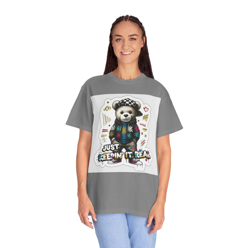 Bear Graphic T-Shirt — 'Just Keepin' It Real' Streetwear Tee