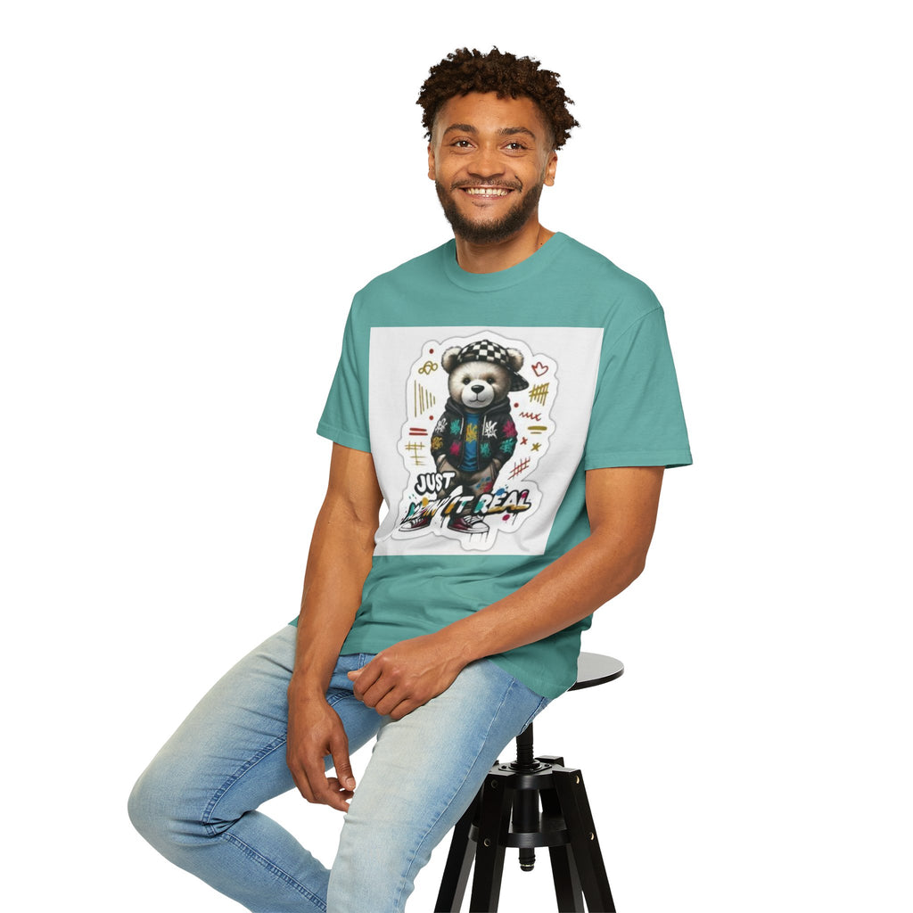 Bear Graphic T-Shirt — 'Just Keepin' It Real' Streetwear Tee