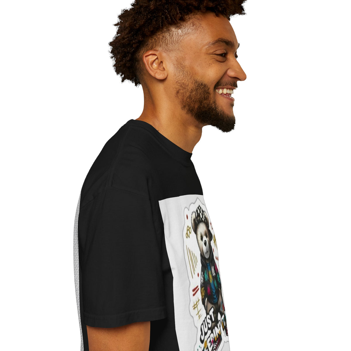 Bear Graphic T-Shirt — 'Just Keepin' It Real' Streetwear Tee