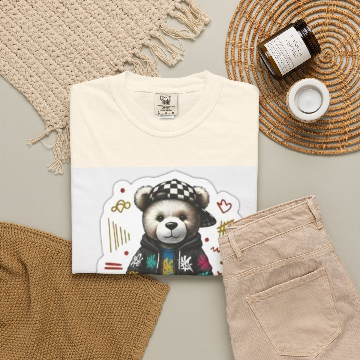 Bear Graphic T-Shirt — 'Just Keepin' It Real' Streetwear Tee