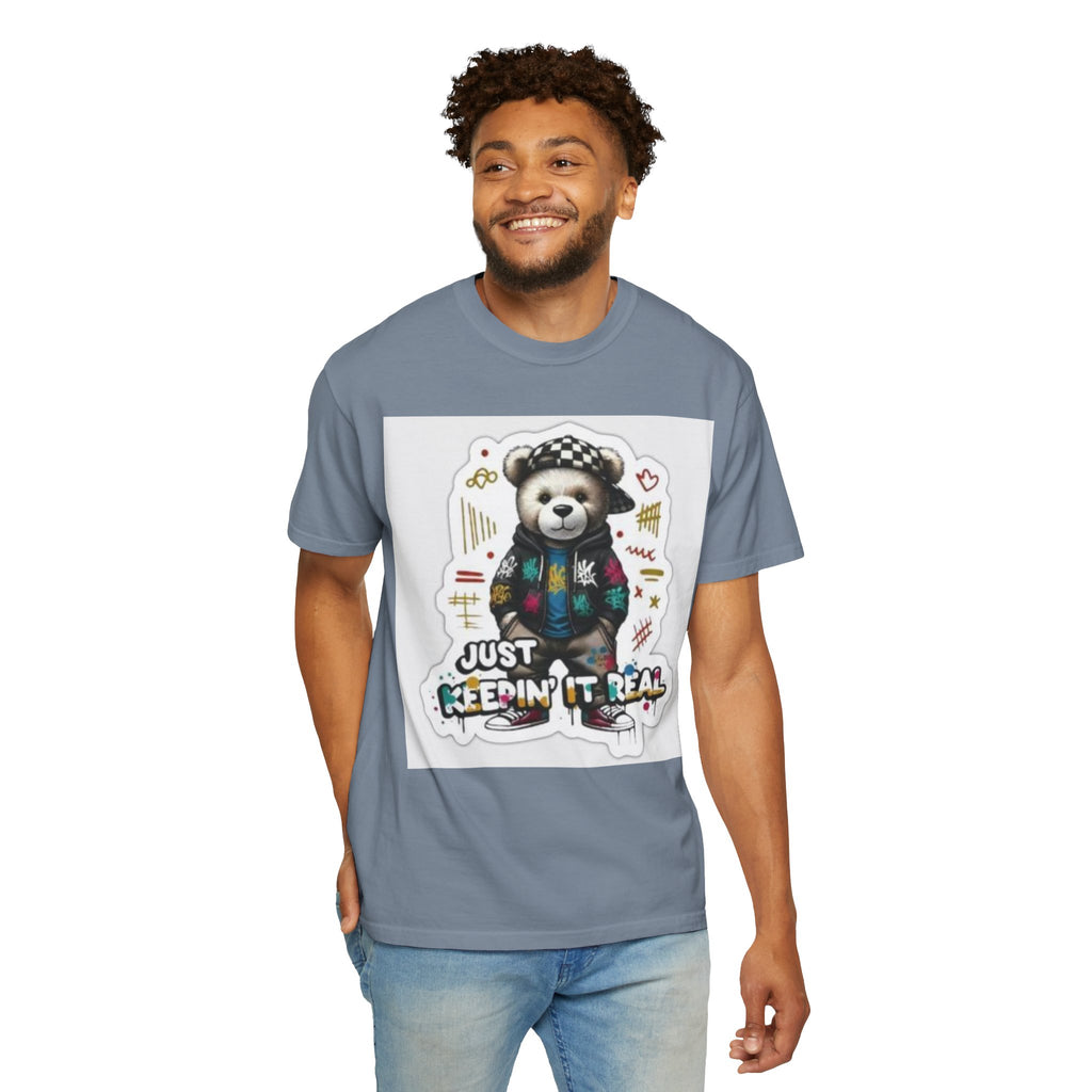 Bear Graphic T-Shirt — 'Just Keepin' It Real' Streetwear Tee