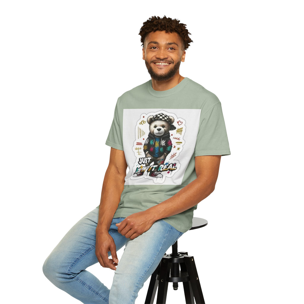 Bear Graphic T-Shirt — 'Just Keepin' It Real' Streetwear Tee