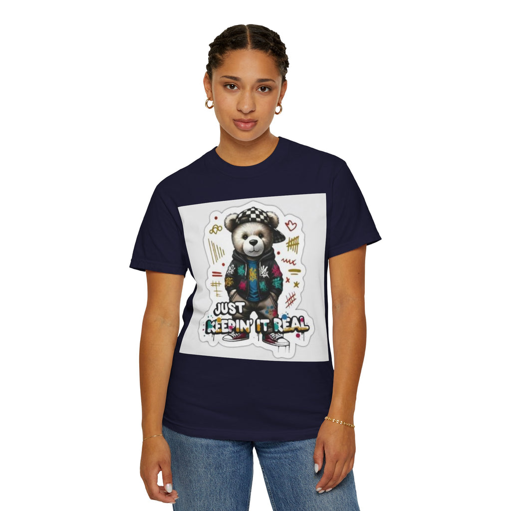 Bear Graphic T-Shirt — 'Just Keepin' It Real' Streetwear Tee