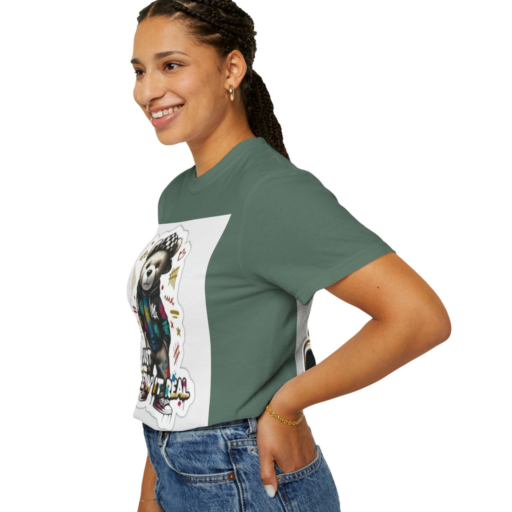 Bear Graphic T-Shirt — 'Just Keepin' It Real' Streetwear Tee