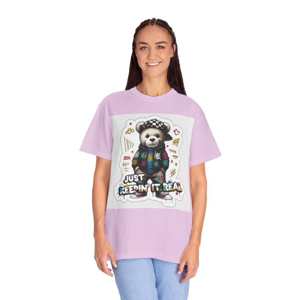 Bear Graphic T-Shirt — 'Just Keepin' It Real' Streetwear Tee