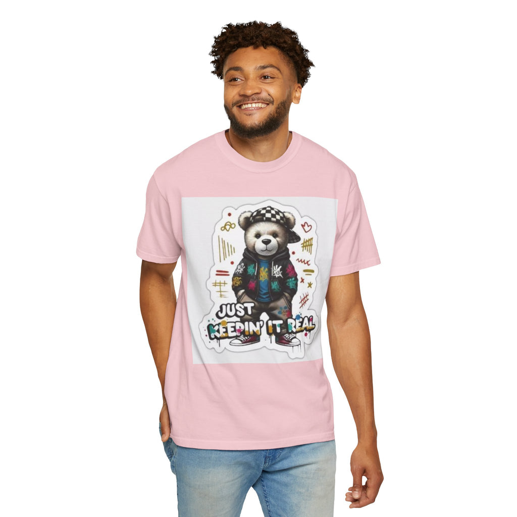 Bear Graphic T-Shirt — 'Just Keepin' It Real' Streetwear Tee