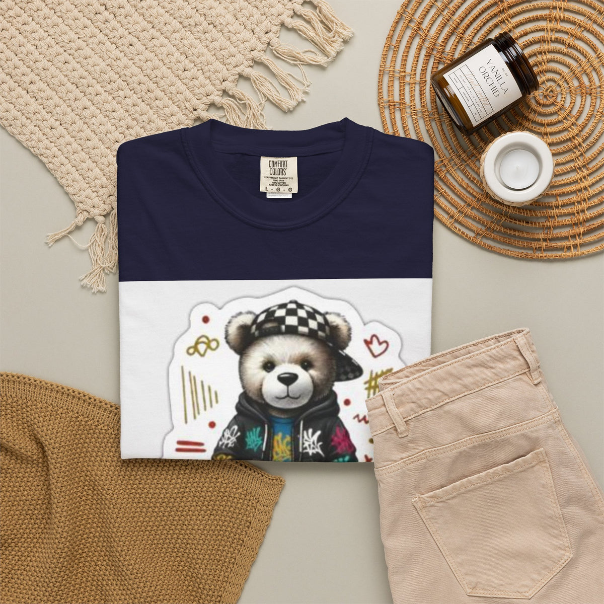 Bear Graphic T-Shirt — 'Just Keepin' It Real' Streetwear Tee