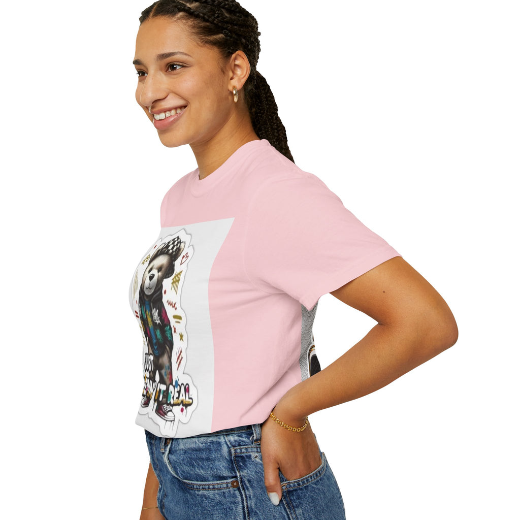 Bear Graphic T-Shirt — 'Just Keepin' It Real' Streetwear Tee