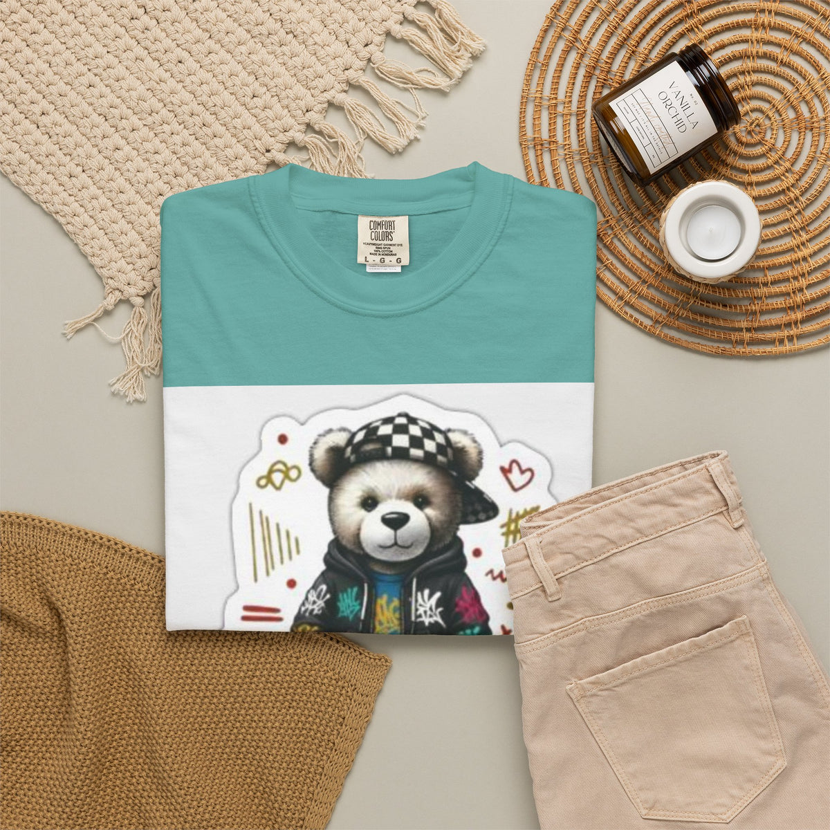 Bear Graphic T-Shirt — 'Just Keepin' It Real' Streetwear Tee