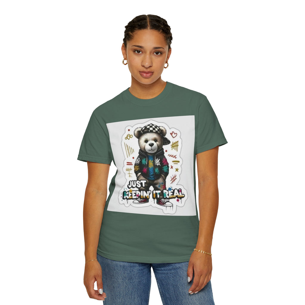Bear Graphic T-Shirt — 'Just Keepin' It Real' Streetwear Tee