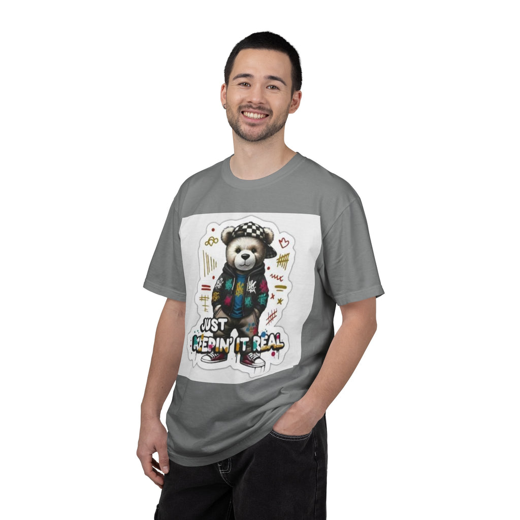 Bear Graphic T-Shirt — 'Just Keepin' It Real' Streetwear Tee