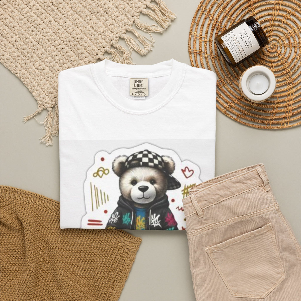 Bear Graphic T-Shirt — 'Just Keepin' It Real' Streetwear Tee