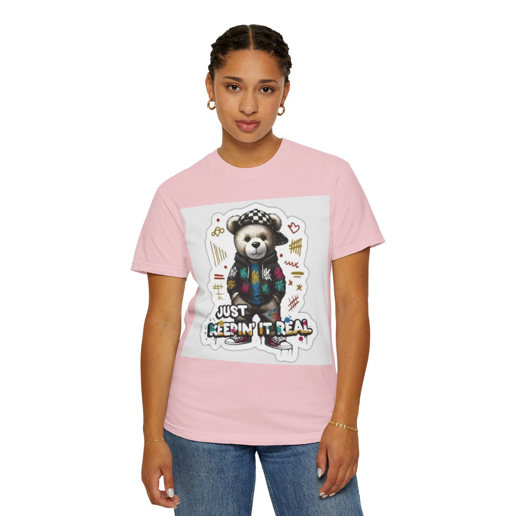 Bear Graphic T-Shirt — 'Just Keepin' It Real' Streetwear Tee