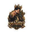 Smaghify Gold Crown Sticker — Hip Hop Punjabi Artist Kiss-Cut Sticker