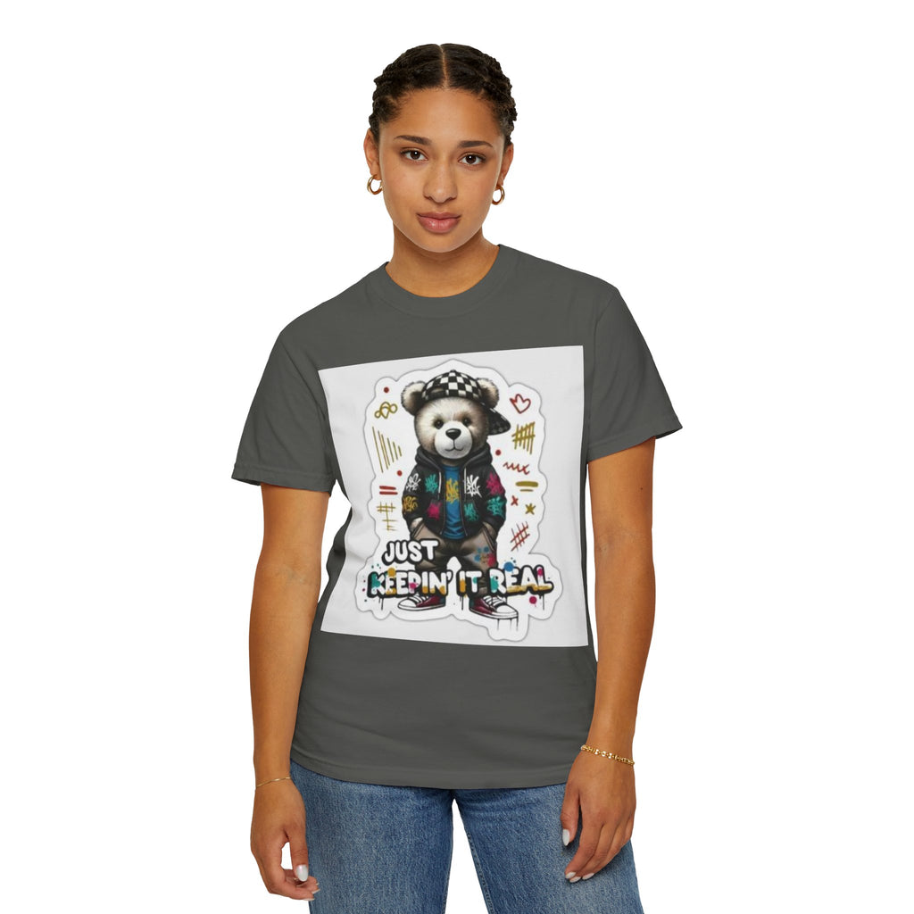 Bear Graphic T-Shirt — 'Just Keepin' It Real' Streetwear Tee