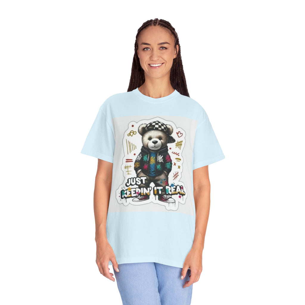Bear Graphic T-Shirt — 'Just Keepin' It Real' Streetwear Tee