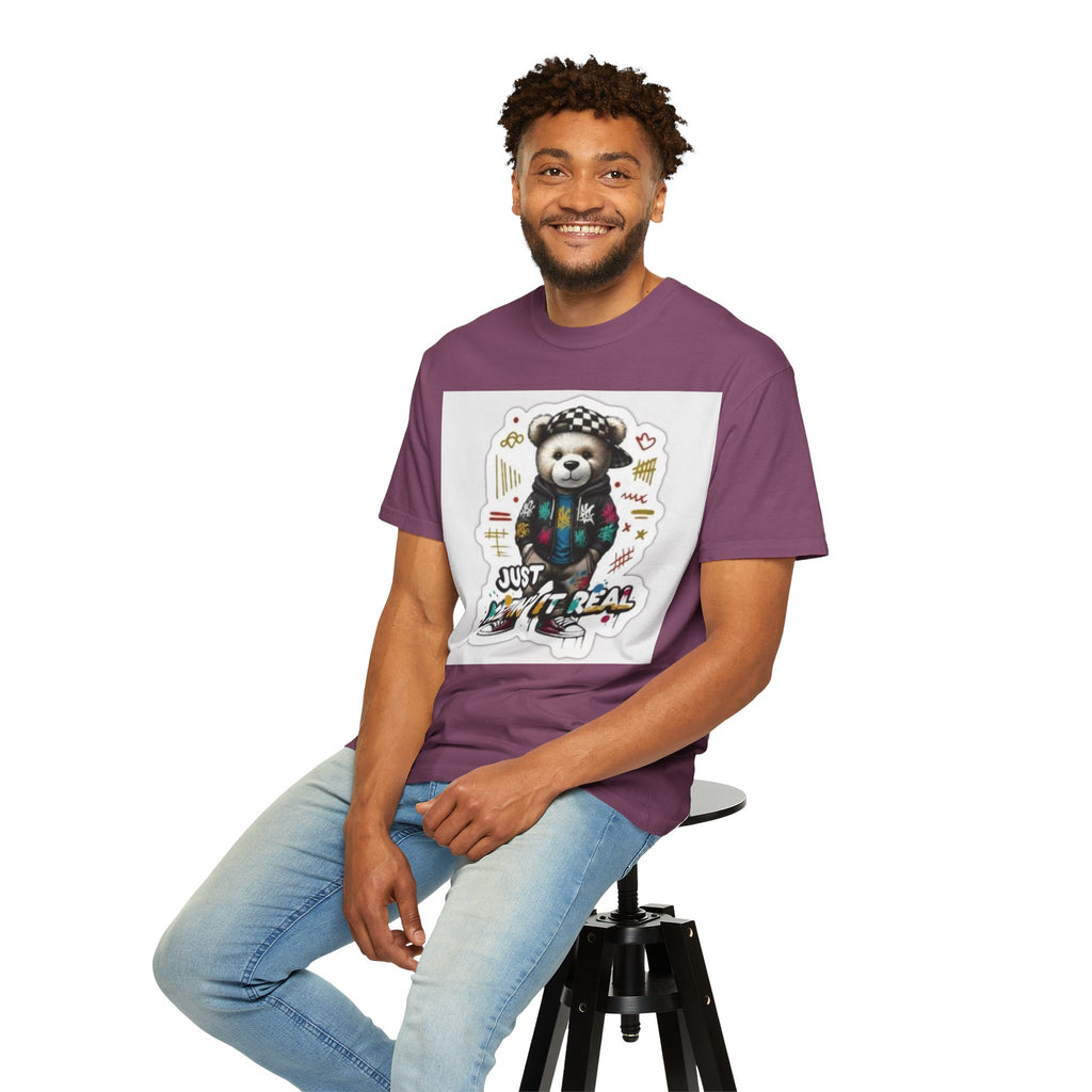 Bear Graphic T-Shirt — 'Just Keepin' It Real' Streetwear Tee