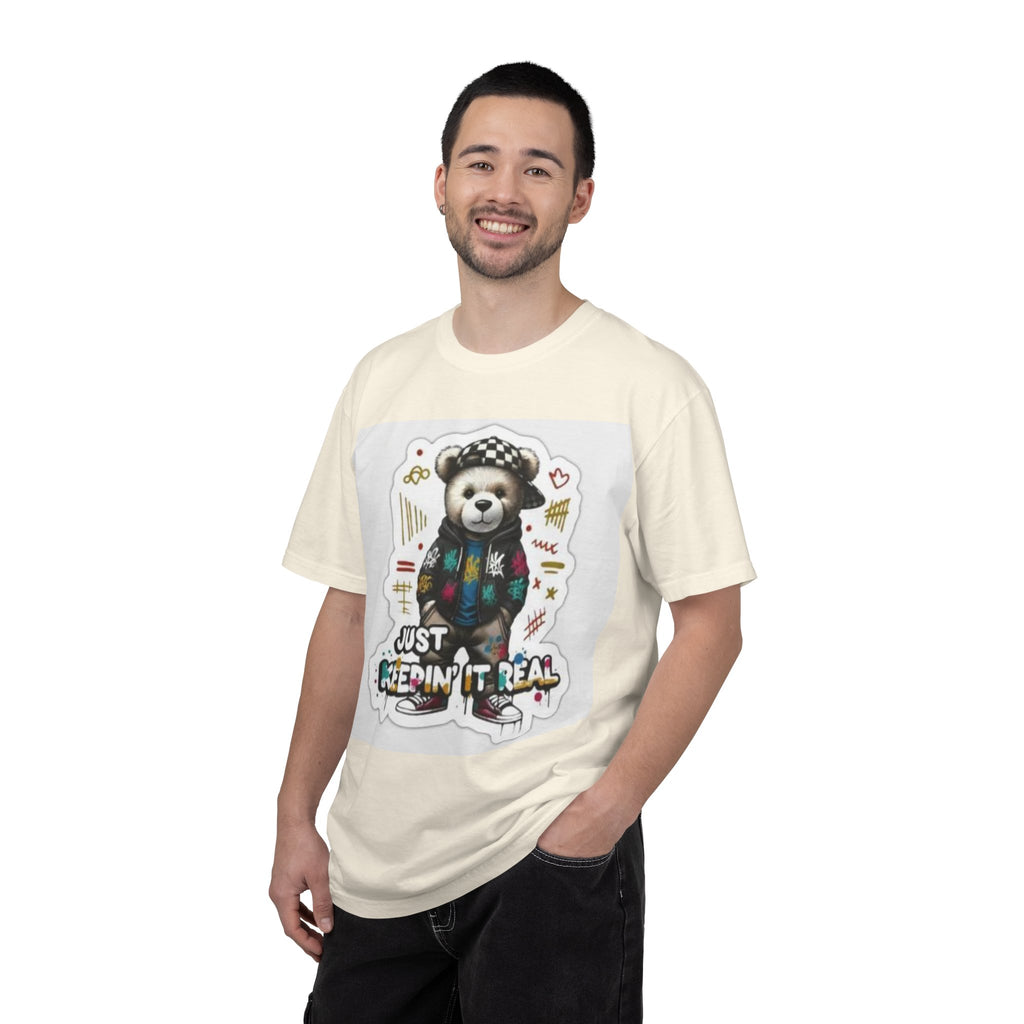 Bear Graphic T-Shirt — 'Just Keepin' It Real' Streetwear Tee