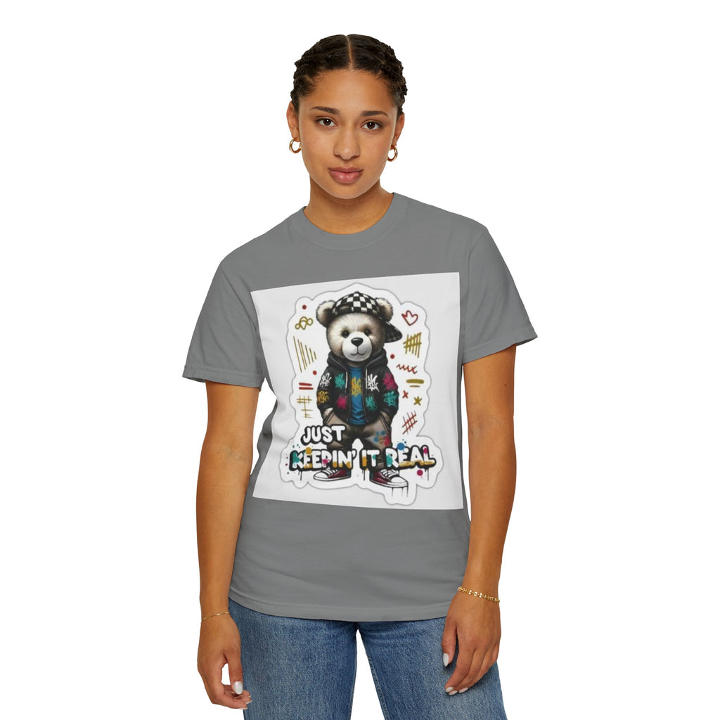 Bear Graphic T-Shirt — 'Just Keepin' It Real' Streetwear Tee