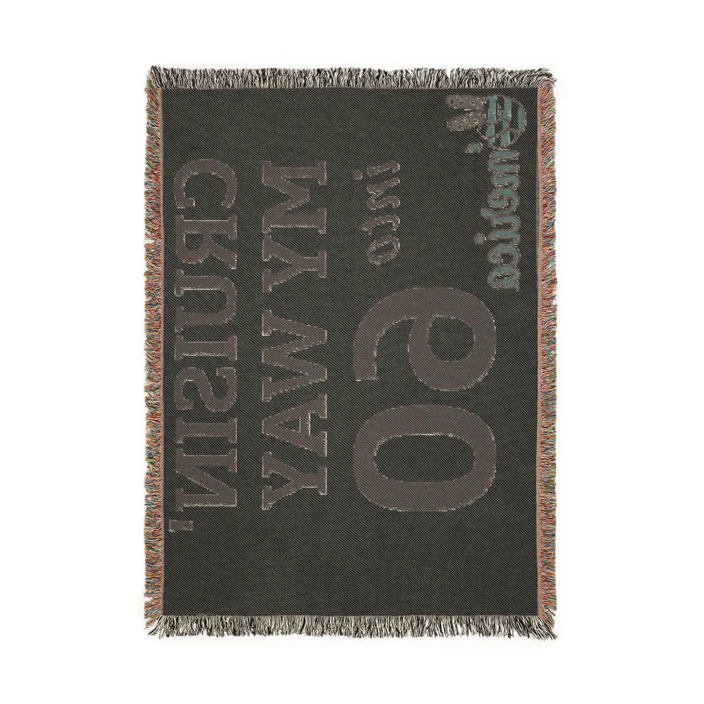Woven Blanket — "Cruisin' My Way into 60" Birthday Throw Blanket