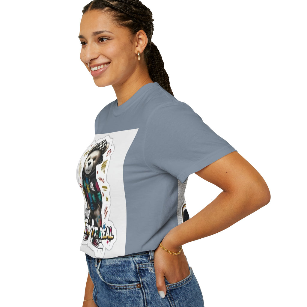 Bear Graphic T-Shirt — 'Just Keepin' It Real' Streetwear Tee