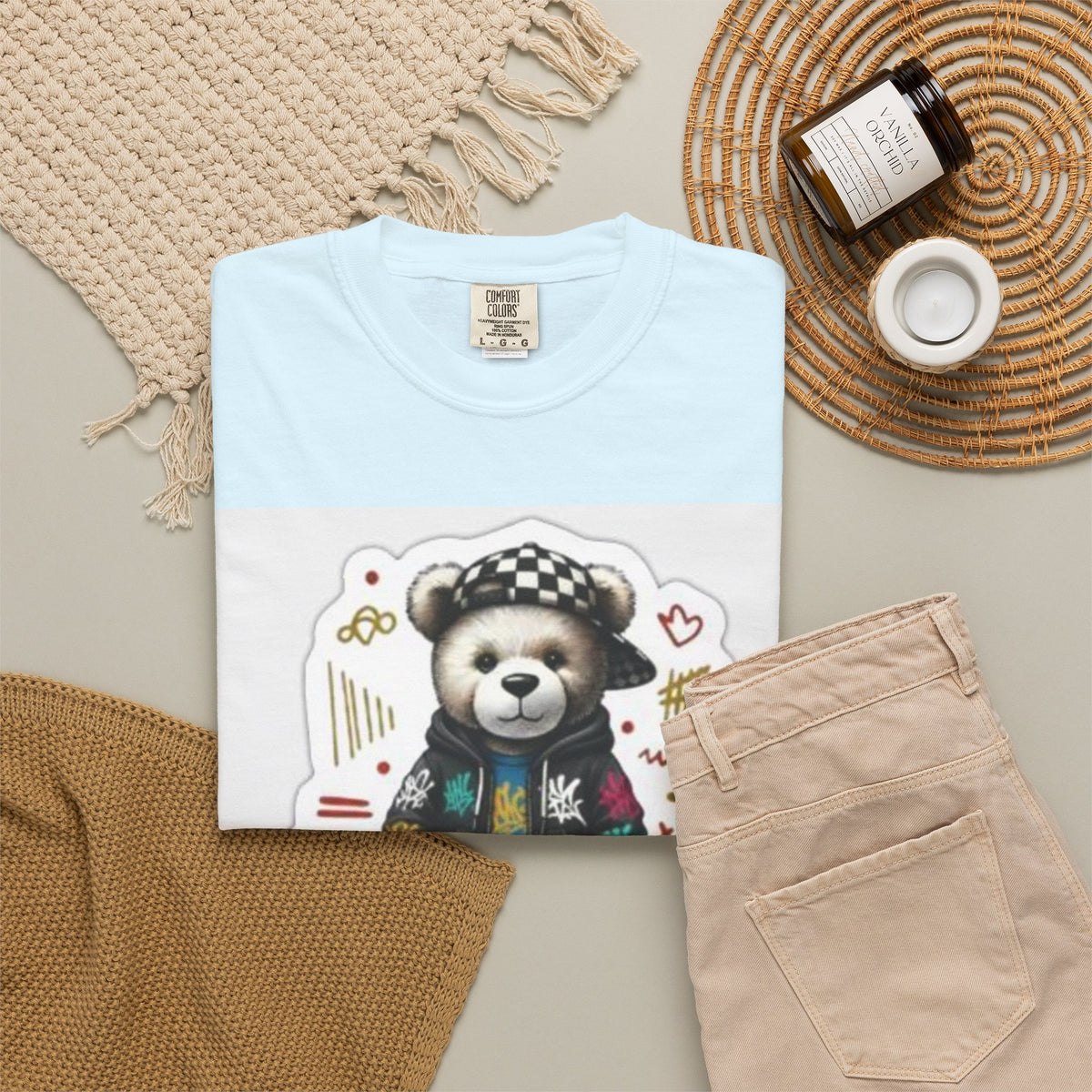 Bear Graphic T-Shirt — 'Just Keepin' It Real' Streetwear Tee