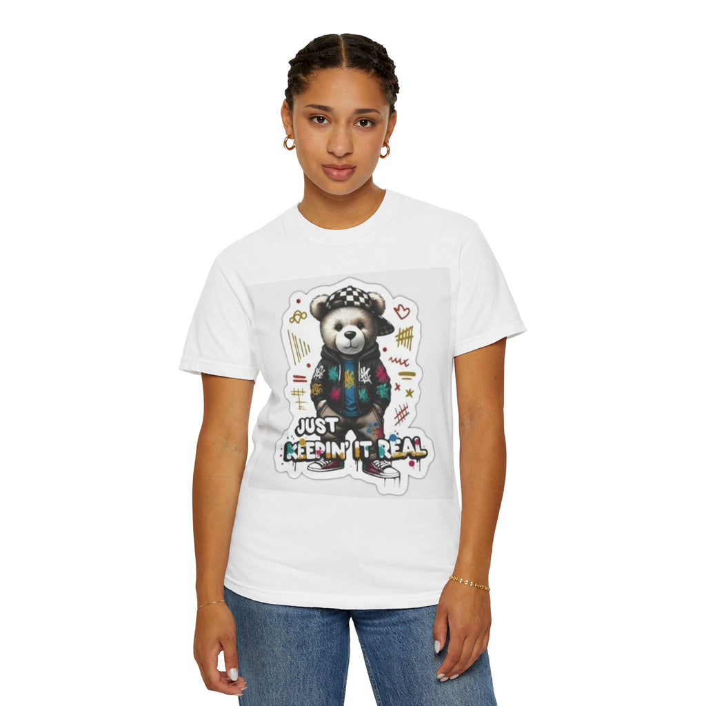 Bear Graphic T-Shirt — 'Just Keepin' It Real' Streetwear Tee
