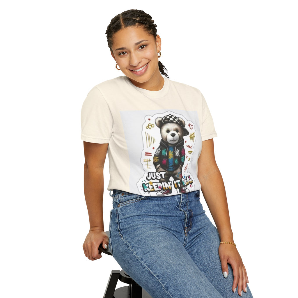 Bear Graphic T-Shirt — 'Just Keepin' It Real' Streetwear Tee