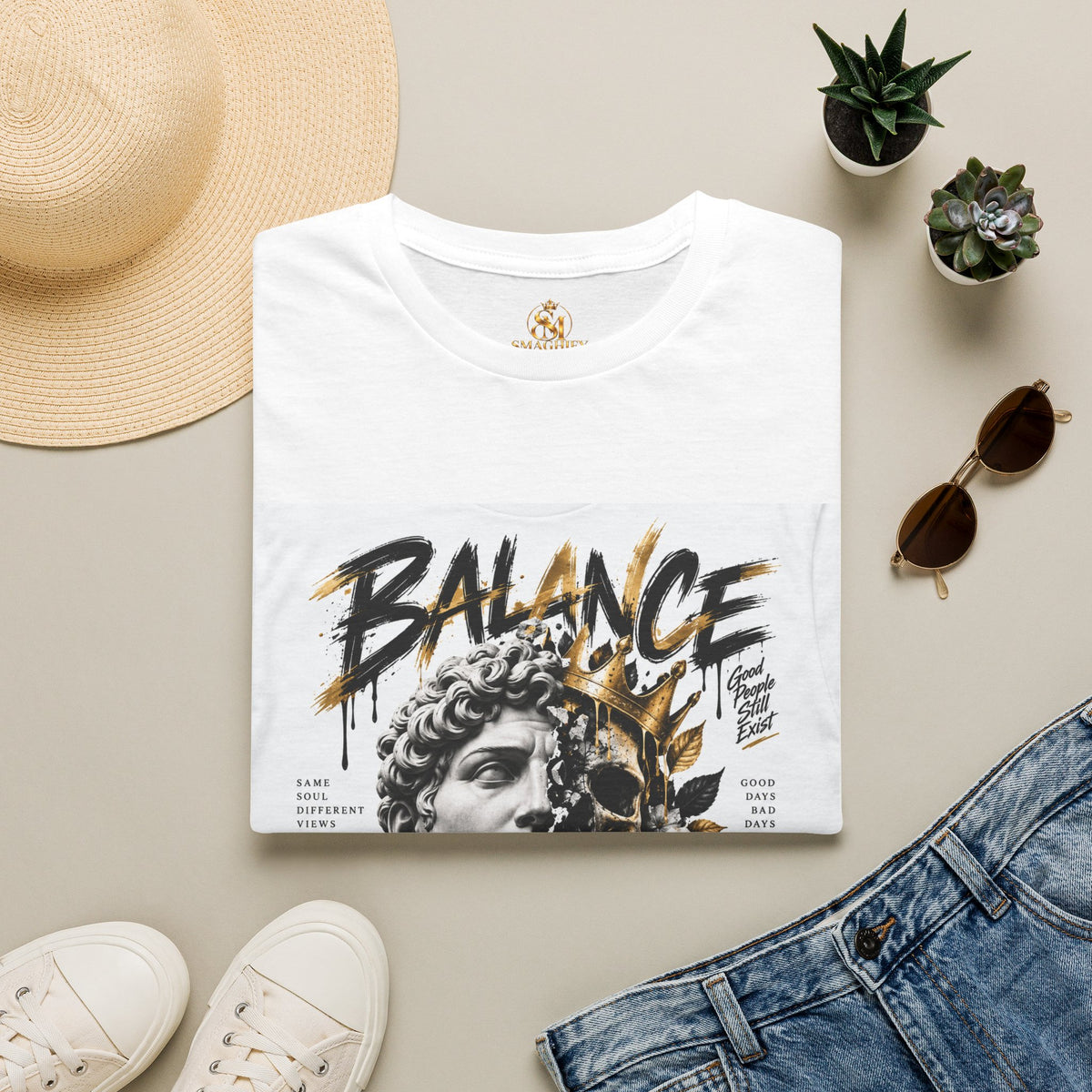Just a Girl Graphic Tee — Casual Feminine Statement T-Shirt