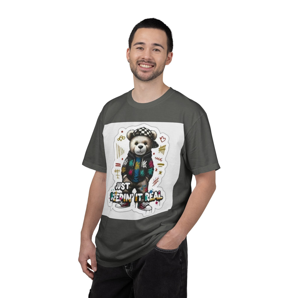 Bear Graphic T-Shirt — 'Just Keepin' It Real' Streetwear Tee