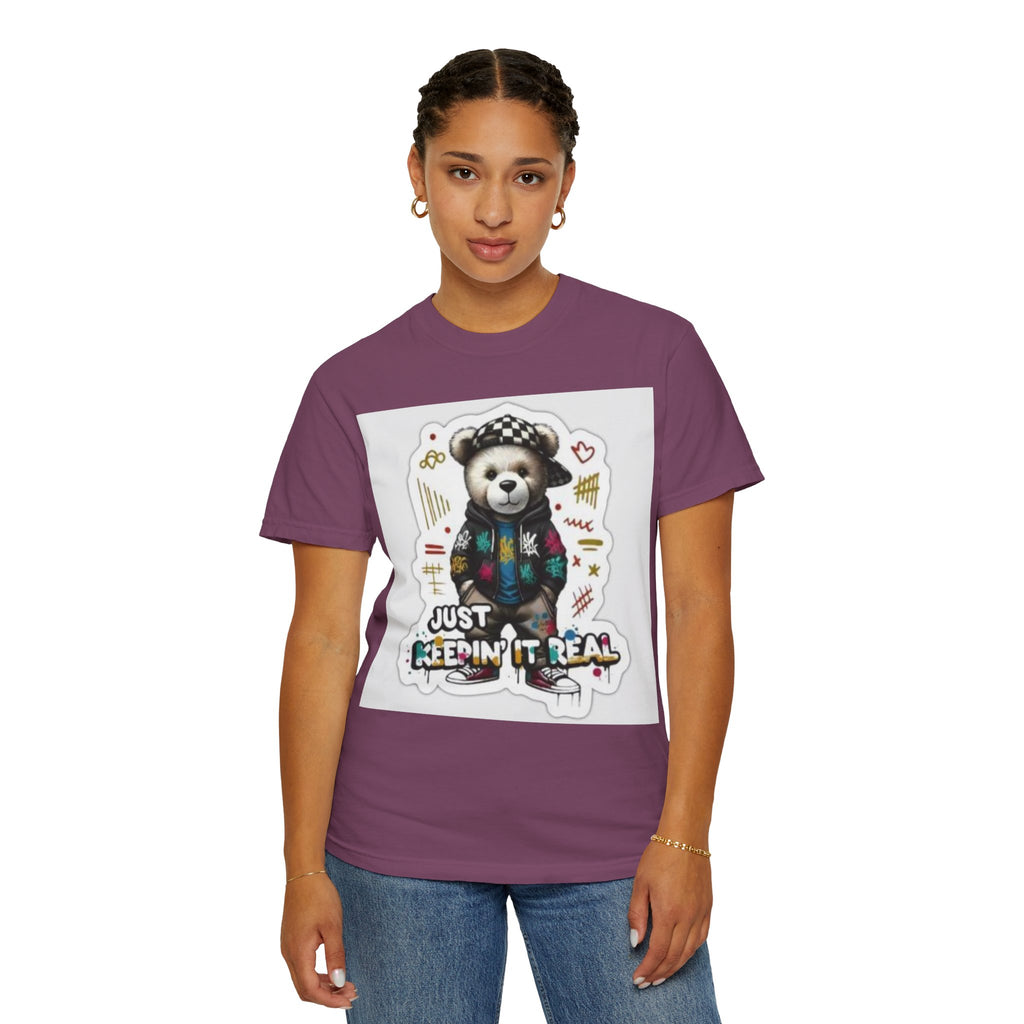 Bear Graphic T-Shirt — 'Just Keepin' It Real' Streetwear Tee