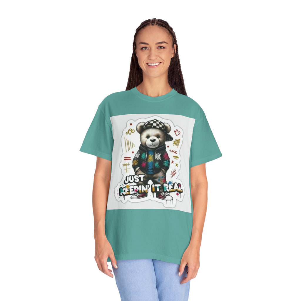 Bear Graphic T-Shirt — 'Just Keepin' It Real' Streetwear Tee