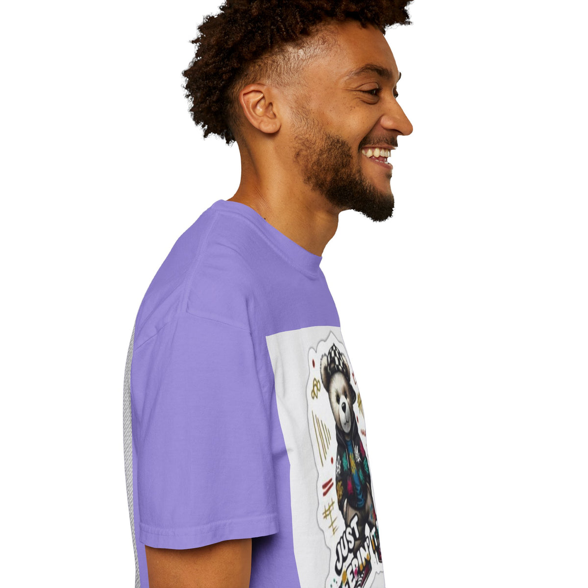 Bear Graphic T-Shirt — 'Just Keepin' It Real' Streetwear Tee
