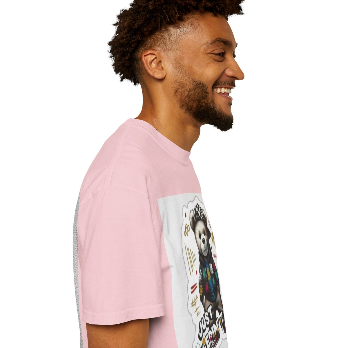 Bear Graphic T-Shirt — 'Just Keepin' It Real' Streetwear Tee