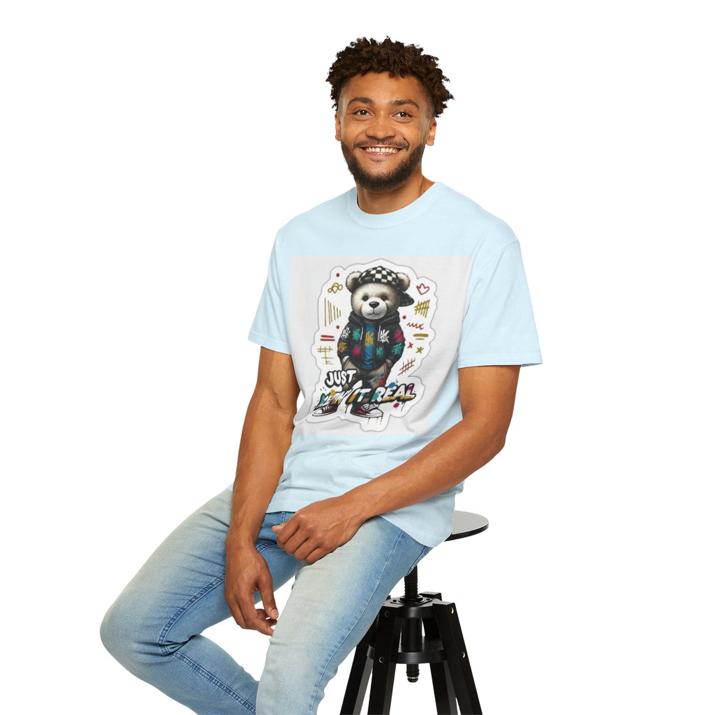 Bear Graphic T-Shirt — 'Just Keepin' It Real' Streetwear Tee
